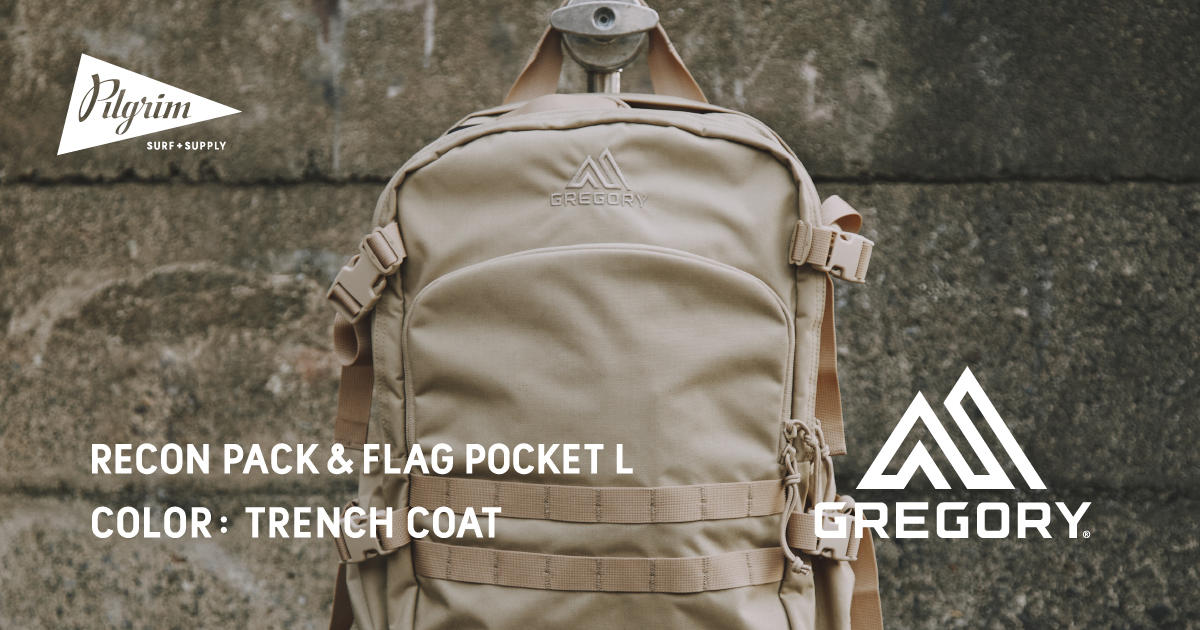 GREGORY × Pilgrim Surf＋Supply『RECON PACK』&『FRAG POCKET L』 | NEWS | ピルグリム サーフ +サプライ