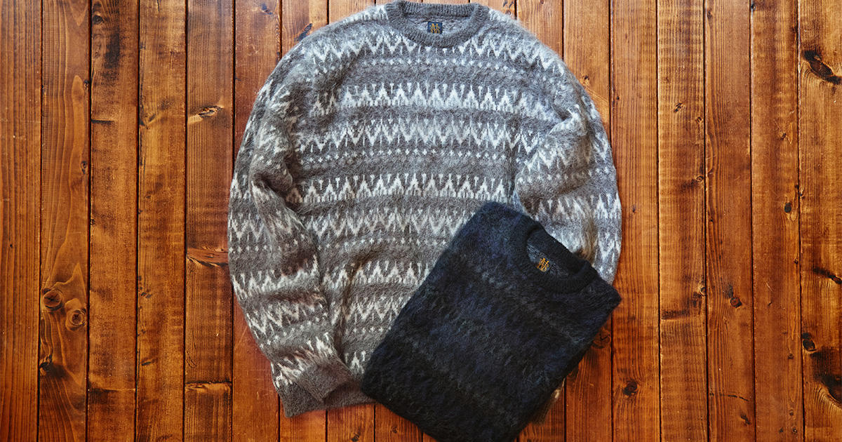 BATONER × Pilgrim Surf+Supply『Jacquard Crew neck』 | NEWS