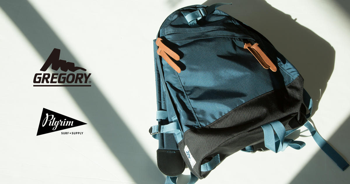 素材ナイロンコットン美品 GREGORY Pilgrim Surf+Supply 別注DAYPACK