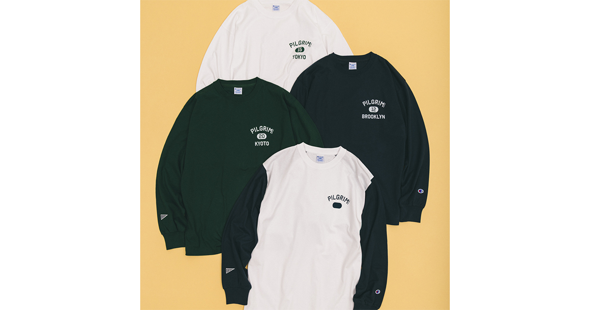 Champion for Pilgrim Surf+Supply『City Long Sleeve Tee』 | NEWS