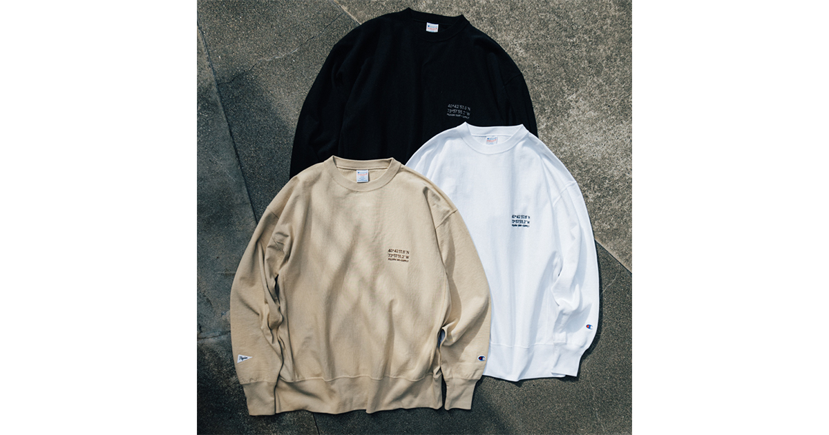 ⭐︎99記念⭐︎金土日限定SALE ピルグリム × チャンピオンコラボ セット2枚売 Champion × Pilgrim Surf＋Supply 『Embroidered Long sleeve Tee